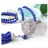 Натуральная подвеска с цирконом из жемчуга с кисточками, микроинкрустация