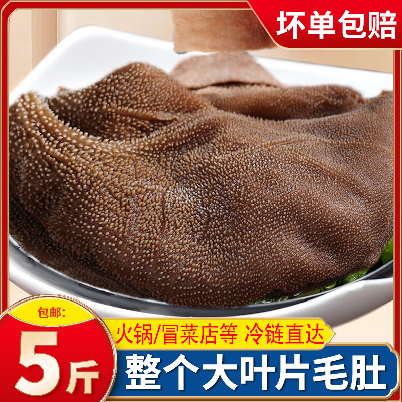 毛肚新鲜商用冷冻5斤装食材重庆牛毛肚火锅牛百叶整块千层肚包邮