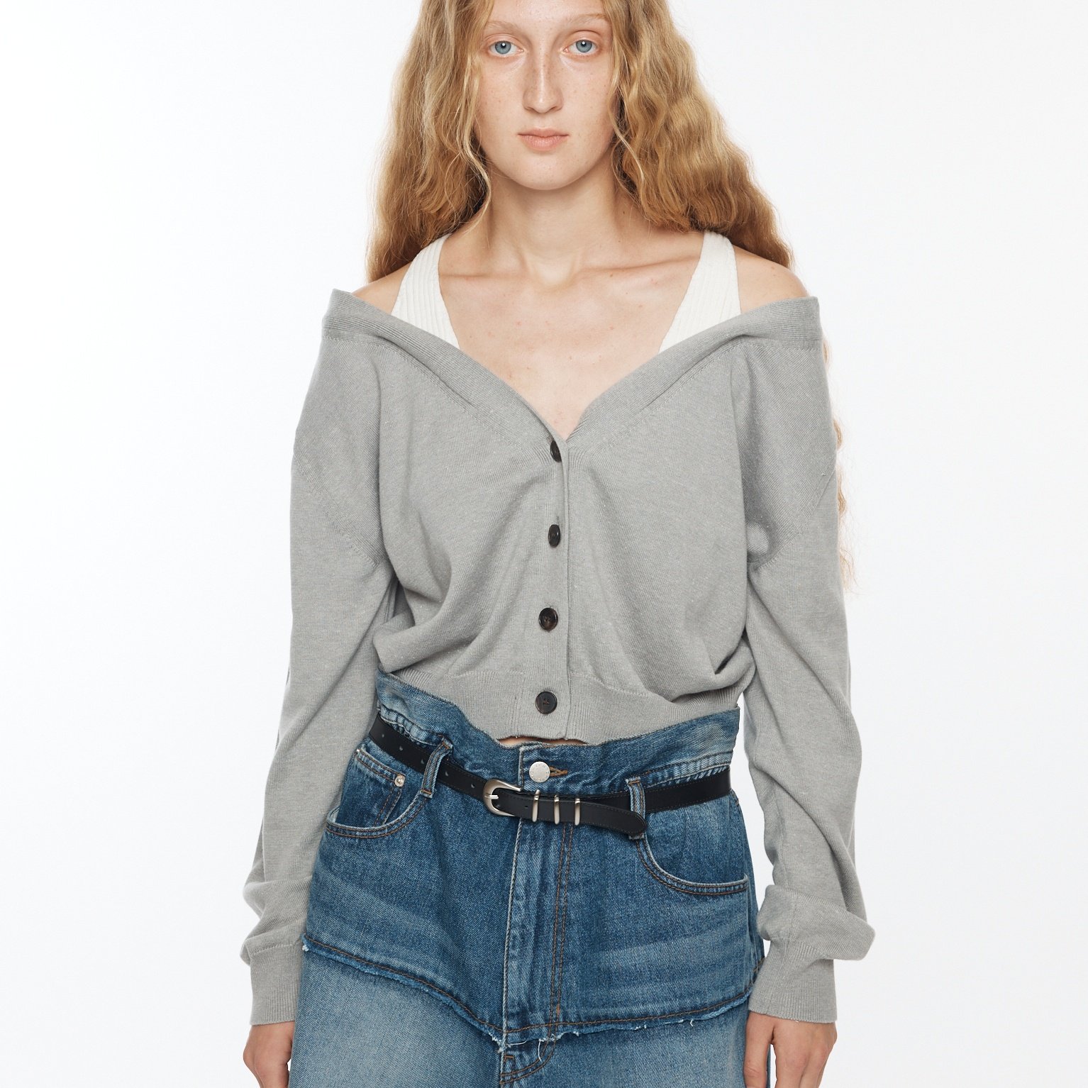 YCH 无肩带针织开衫 R26KT9011,女装/女士精品,毛针织衫,淘宝优惠券,粉丝福利购,淘宝优惠卷