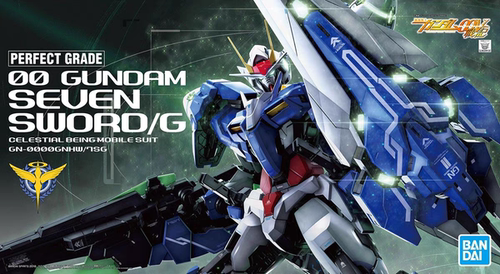 现货 万代 PG 1/60 GN-0000GNHW/7SG 00 七剑 7剑 高达拼装模型