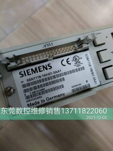 西门子伺服驱动器主板 轴卡 6SN1118-1NH01-0AA1 成色9新 包好