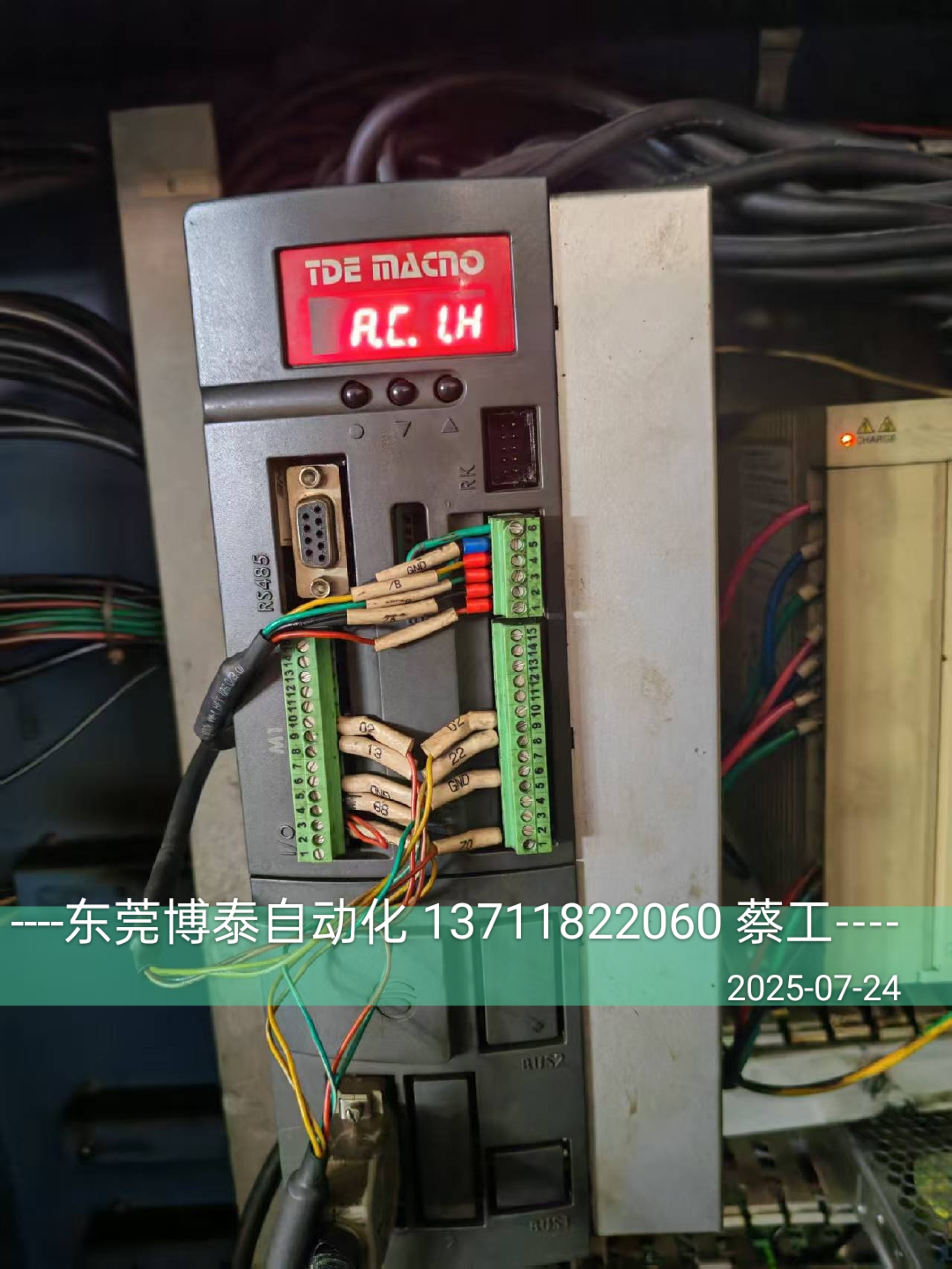 东莞博泰 维修意大利TDE主轴变频器 伺服驱动器 OPDEV-015A 032A