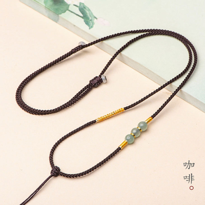 编织国风新中式项链绳宋锦项链绳