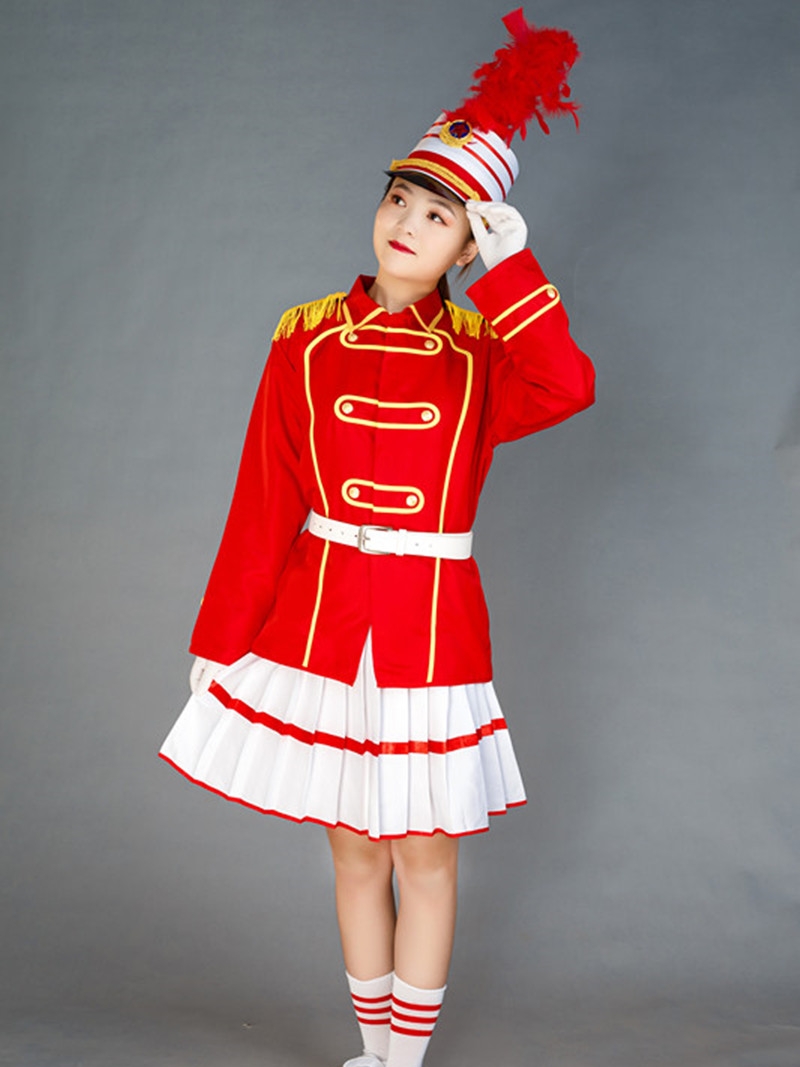 新款鼓号队服装中小学生升旗手服儿童仪仗队服少先队鼓乐队鼓号服