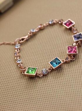 水晶镶钻饰品手环