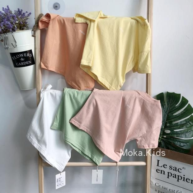 人手两件~儿童糖果色纯棉短袖T恤  男女童百搭半袖体恤2108