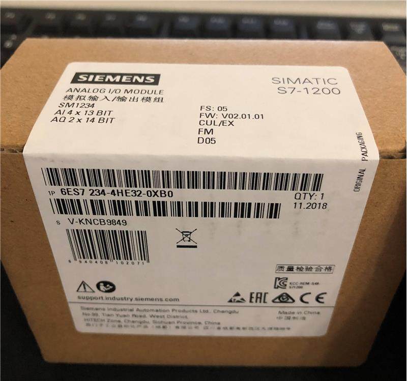 6es7234-4he32-0xb0西门子simatic s7-1200模拟输入输出sm 1234现