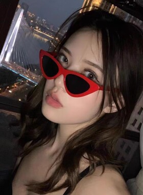 猫眼复古风蹦迪欧美ins太阳镜