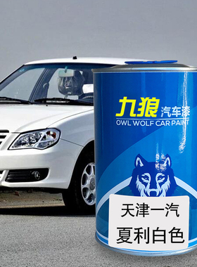 九狼汽车漆天津一成品汽漆4S店补色N7白色闪电橙红色玫瑰红晴空蓝