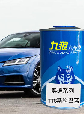 九狼汽车钣金喷漆奥色漆迪成品S8 TTS斯科巴蓝色旋风黑蓝色幻影黑