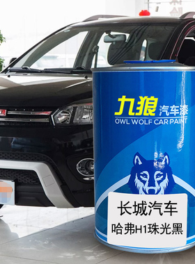 九狼汽车漆长成城品哈漆弗改色H1理珠光黑钛白H2S时尚橙色星光银