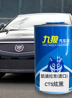 九狼汽车漆凯迪成拉克品漆改色4S店原漆CTS炫黑摩卡灰柏红钻白色