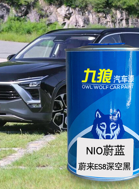 九狼蔚油漆来ES6火星红汽车翻新改色成品漆星灰色云白色ES8深空黑
