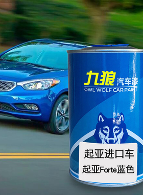 九狼汽车漆起成品亚漆原车漆Forte蓝色CEED红色K5金属银K9极光黑