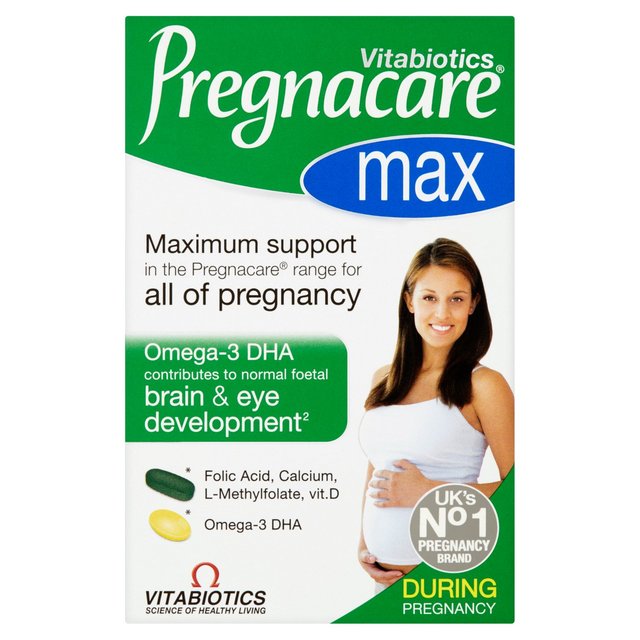 Ó¢¹úÕýÆ·ÏÖ»õ Pregnacare Max Ôи¾¸´ºÏάÉúËØ Ò¶Ëá ÓãÓÍDHA ÌØ¼Û