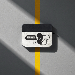 kaws暴力熊【翻毛皮质】Airpods4降噪耳机壳AirPodspro2/3代保护套适用苹果三四代小众创意潮牌男女生