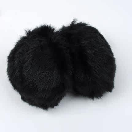 卓朵耳罩耳套女仿兔毛仿狐狸毛耳机捂保暖毛绒耳包韩国秋冬 女