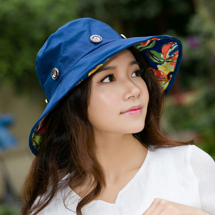 超大沿沙滩帽太阳帽女士遮阳帽夏凉帽双用防紫外线防晒可折叠户外