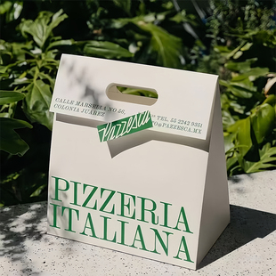 无提手挖孔纸袋手提袋定制订做logo礼品袋加厚卡纸服装购物包装袋