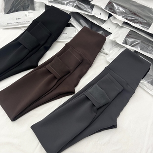 显瘦打底裤 高腰收腹提臀瑜伽裤 女 2025冬季 吾馨无尴尬线加绒鲨鱼裤