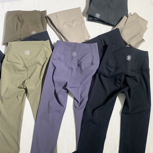 外穿鲨鱼裤 吾馨裸感无尴尬线哑光高腰瑜伽裤 女2025春秋显瘦打底裤