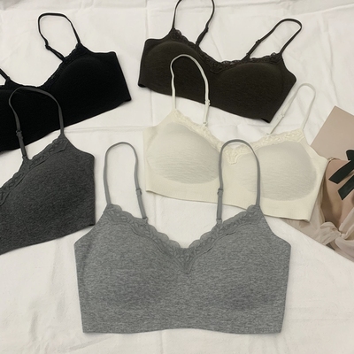 吾馨蕾丝花边美背女纯欲性感文胸