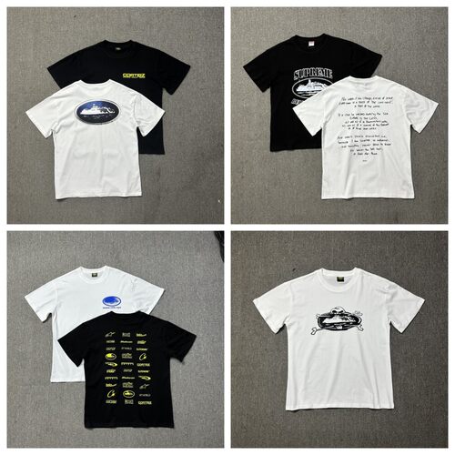 Corteiz恶魔岛字母LOGO印花潮牌男女夏季街头宽松休闲棉短袖T恤