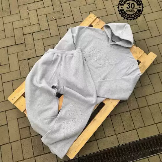 Hip-Hop Nofs New European and American Street Y2K Trendyy Export Letter Patch Long-Sleeved Sports Casual Sweatshirt Suit