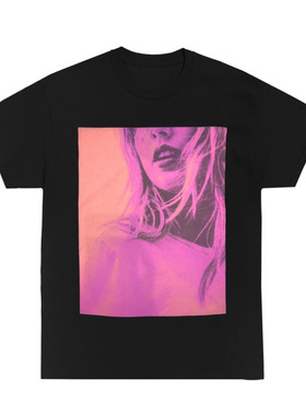 Taylor swift 霉霉同款 LOVER系列 TRACKLIST泰勒周边圆领短袖T恤