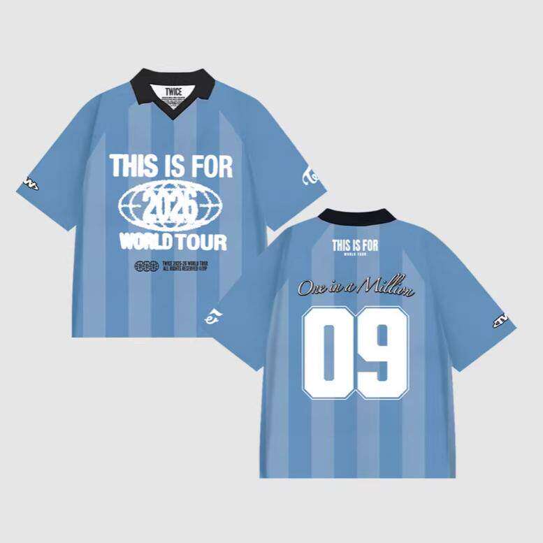 TWICE 2025-2026 WORLD TOUR运动球衣图片