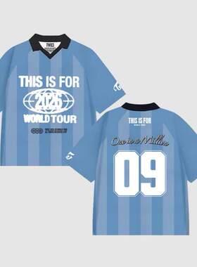 TWICE 2025-2026 WORLD TOUR运动球衣