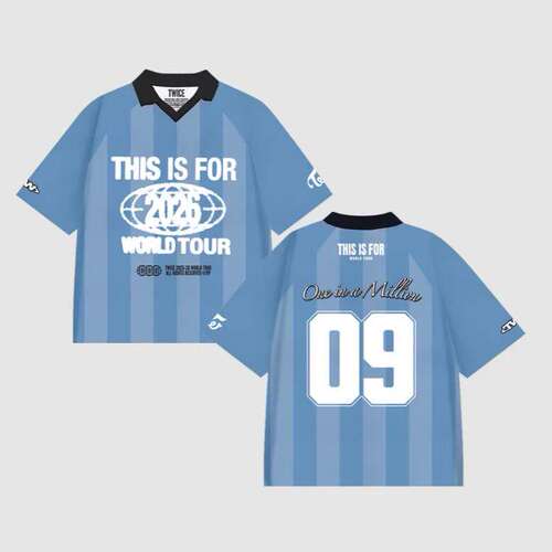 TWICE 2025-2026 WORLD TOUR运动球衣