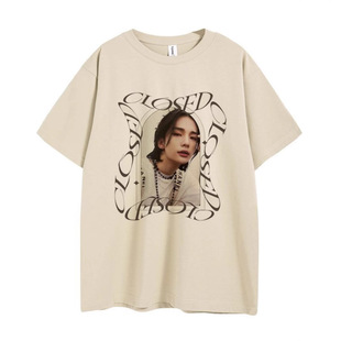 straykids衣服周边T恤短袖黄铉辰韩系春夏秋款打底印花爆款