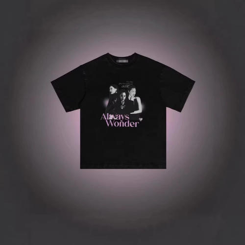 AlwaysWonder 'Birthday' Black T-Shirt  “生日”黑色T恤