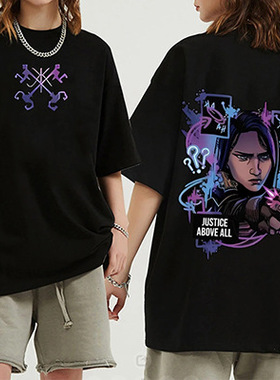 Camiseta Jinx Arcane Monkey, camisetas de Cosplay de Anime p