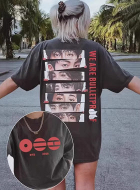 Bulletproof Tour 2026 Shirt防弹巡演2026年T恤来图一件代发