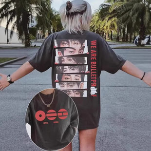 Bulletproof Tour 2026 Shirt防弹巡演2026年T恤来图一件代发