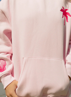 EERYTIN OMEIN WE连帽衫IN UN ET跨境2025新款个性卫衣秋冬花刺绣