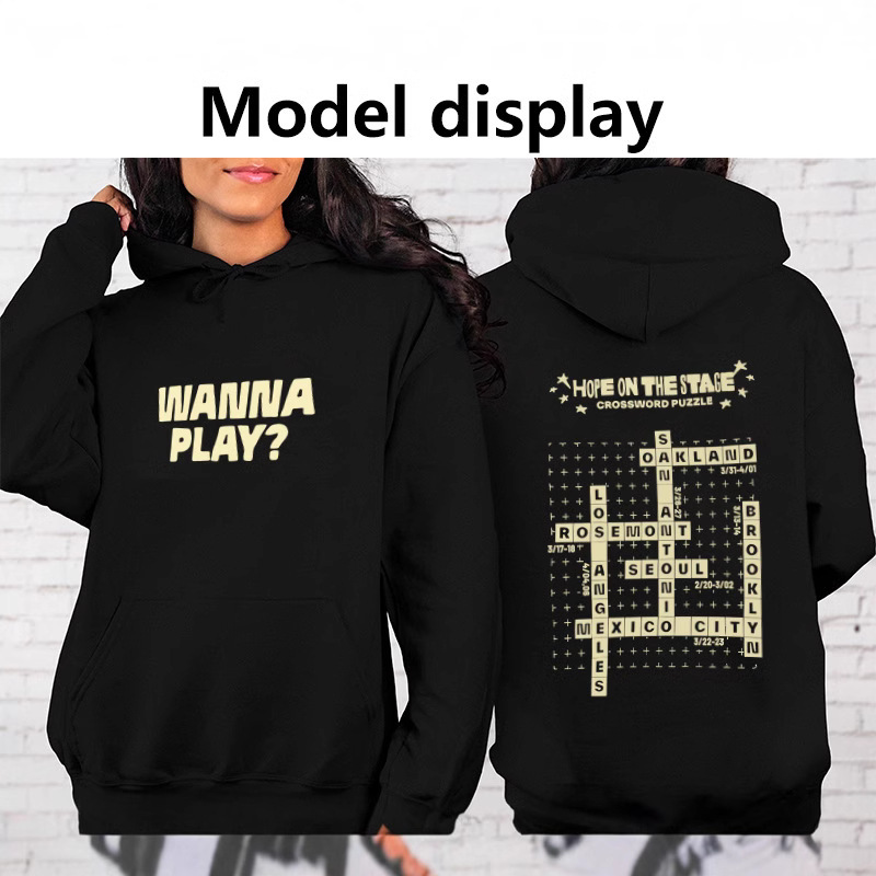 外贸原宿卫衣欧美热销J-Hope Tour Hope on the Stage hoodie Swe