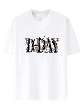 kpop Suga T恤 Agust D 专辑D-Day shirt DDAY短袖上衣朴智旻T恤