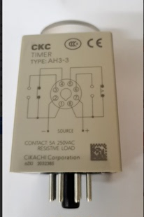 时间继电器AH3 DC24V 台湾松菱AH3 CKC 继电器AC220V 原装