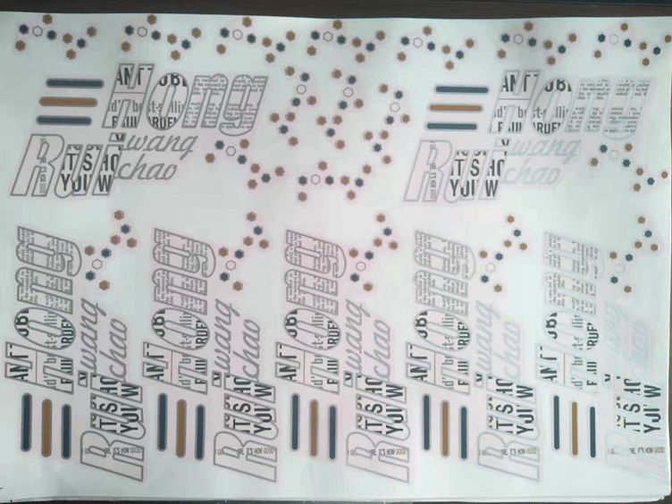 免漆韩尚水移贴纸木制玩偶套娃