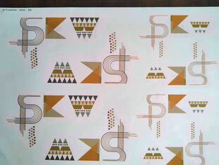 免漆正贴衣柜贴花加工来图定制定做木制玩偶工艺品水移画水转印纸