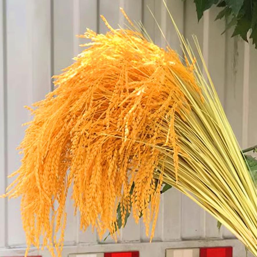 布黄稻穗麦穗塑料仿真花