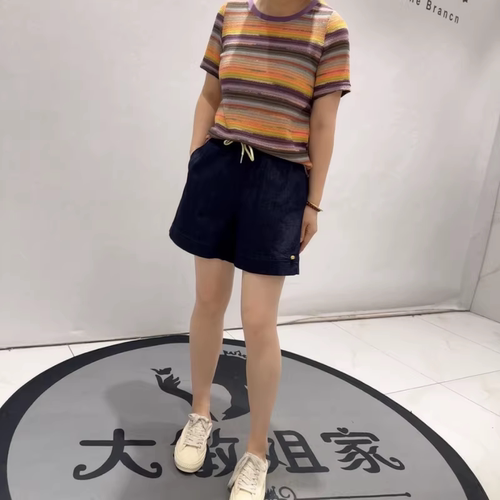 女权贵族夏季新款水洗牛仔短裤女