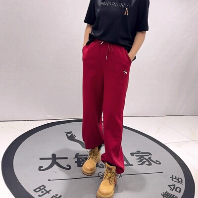 女权贵族冬季新款加绒女裤休闲裤