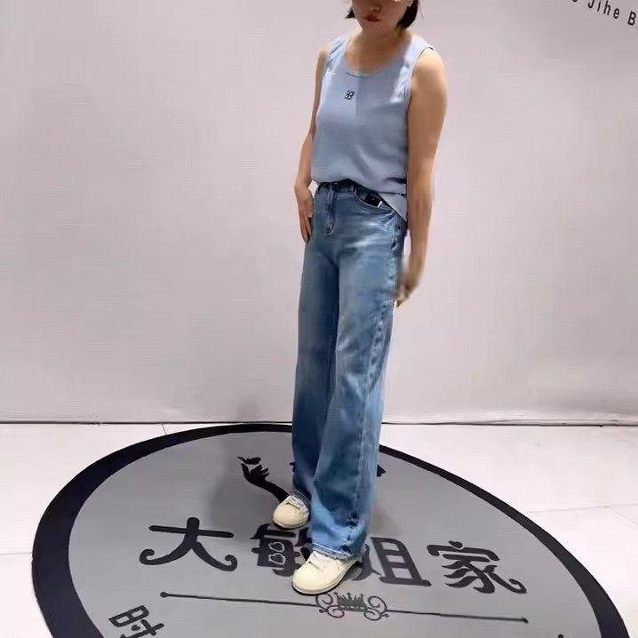 柏菲蒂8865春季新款牛仔裤加大码女装胖妹妹松紧腰显瘦百搭拖地裤,女装/女士精品,常规大码外套,淘宝优惠券,粉丝福利购,淘宝优惠卷