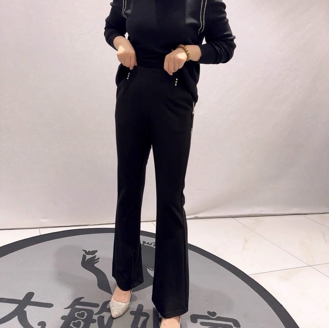 芮娜依莲年货新款大码百搭女裤潮