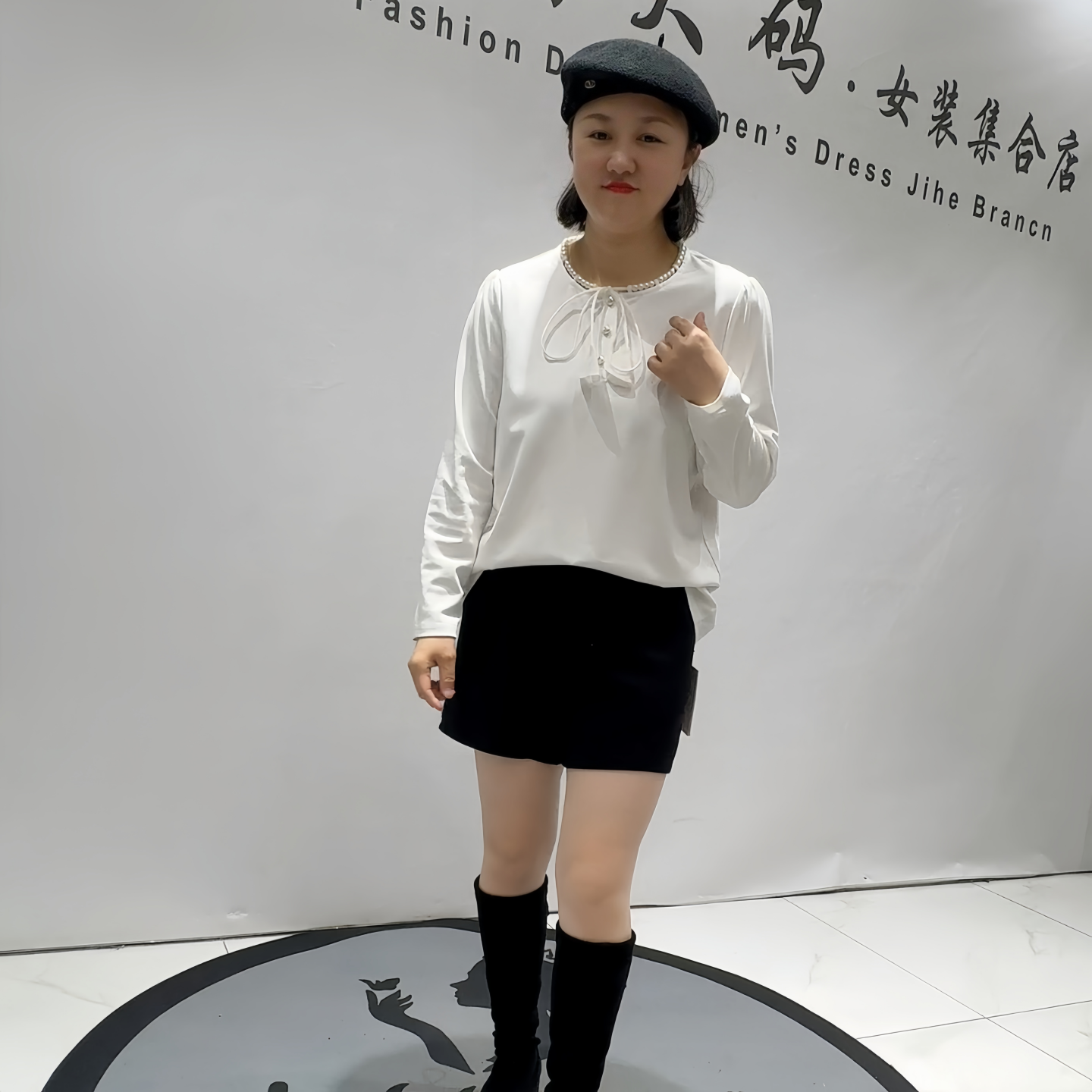 芮娜依莲年货新款大码气质衫上衣