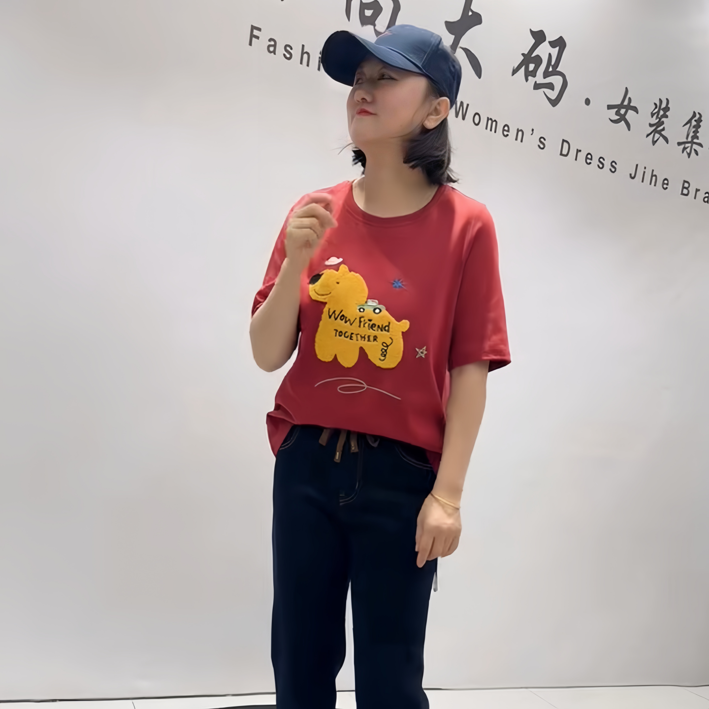 女权贵族年货新款大码短袖T恤衫